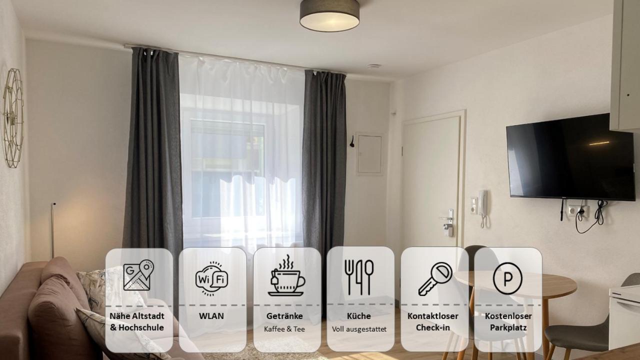 Modernes Apartment - Zentrale Lage - Kostenloses Parken อัมแบร์ก ภายนอก รูปภาพ