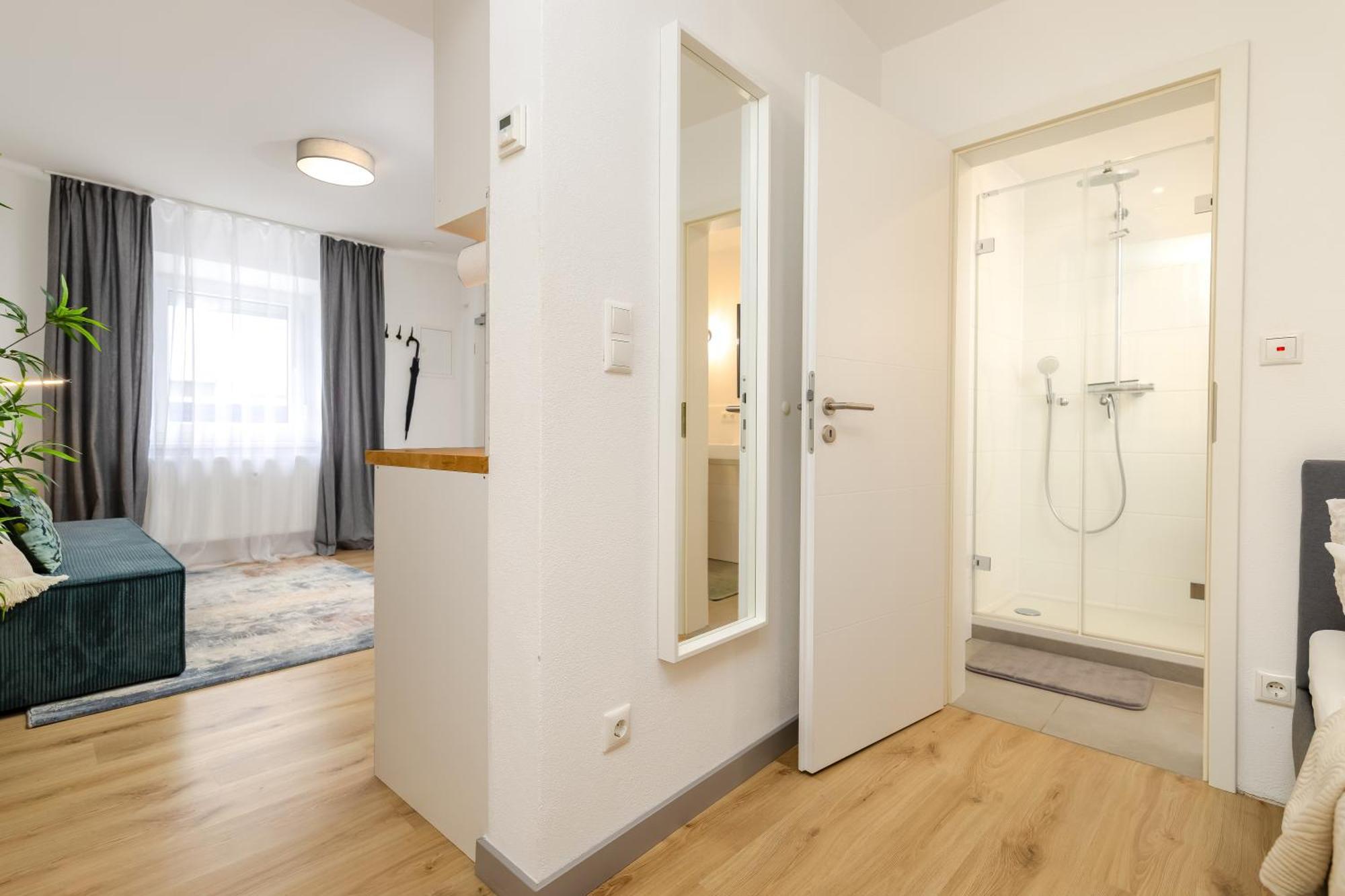 Modernes Apartment - Zentrale Lage - Kostenloses Parken อัมแบร์ก ภายนอก รูปภาพ